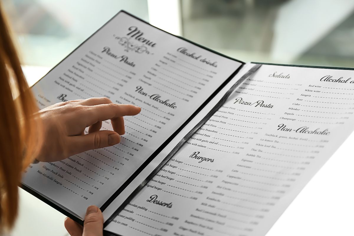 crea menus para restaurantes